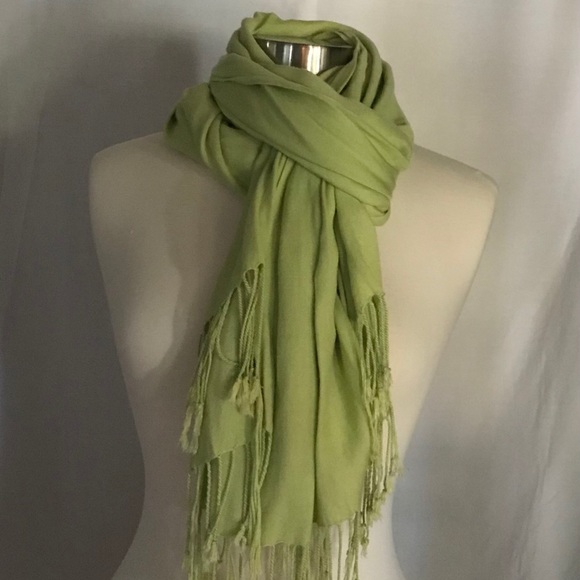 Accessories - Luxurious Pistachio Pashmina w/ countless stylings
